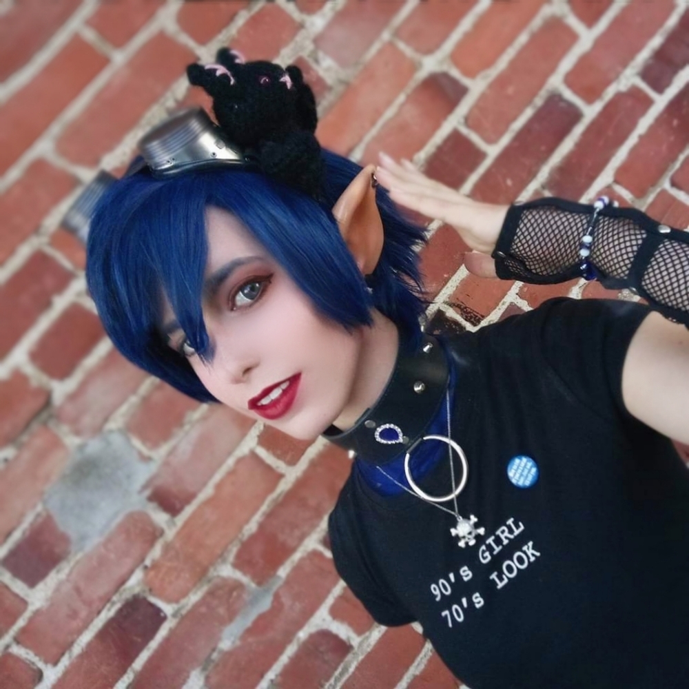 Blue Cosplay Wig